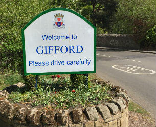 gifford welcome sign